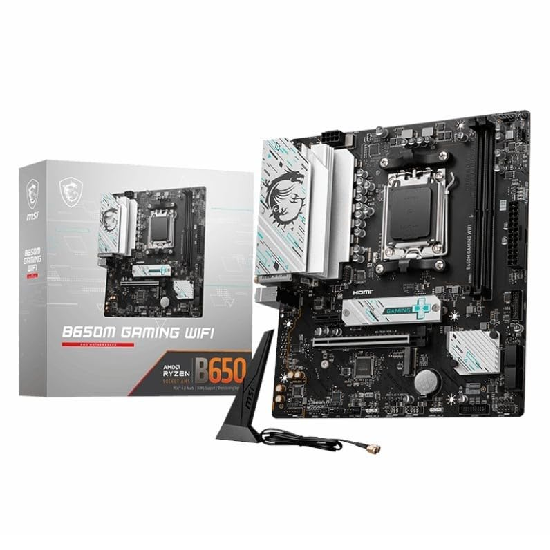 MSI B650M Gaming WiFi Motherboard, 7000 Series Processor